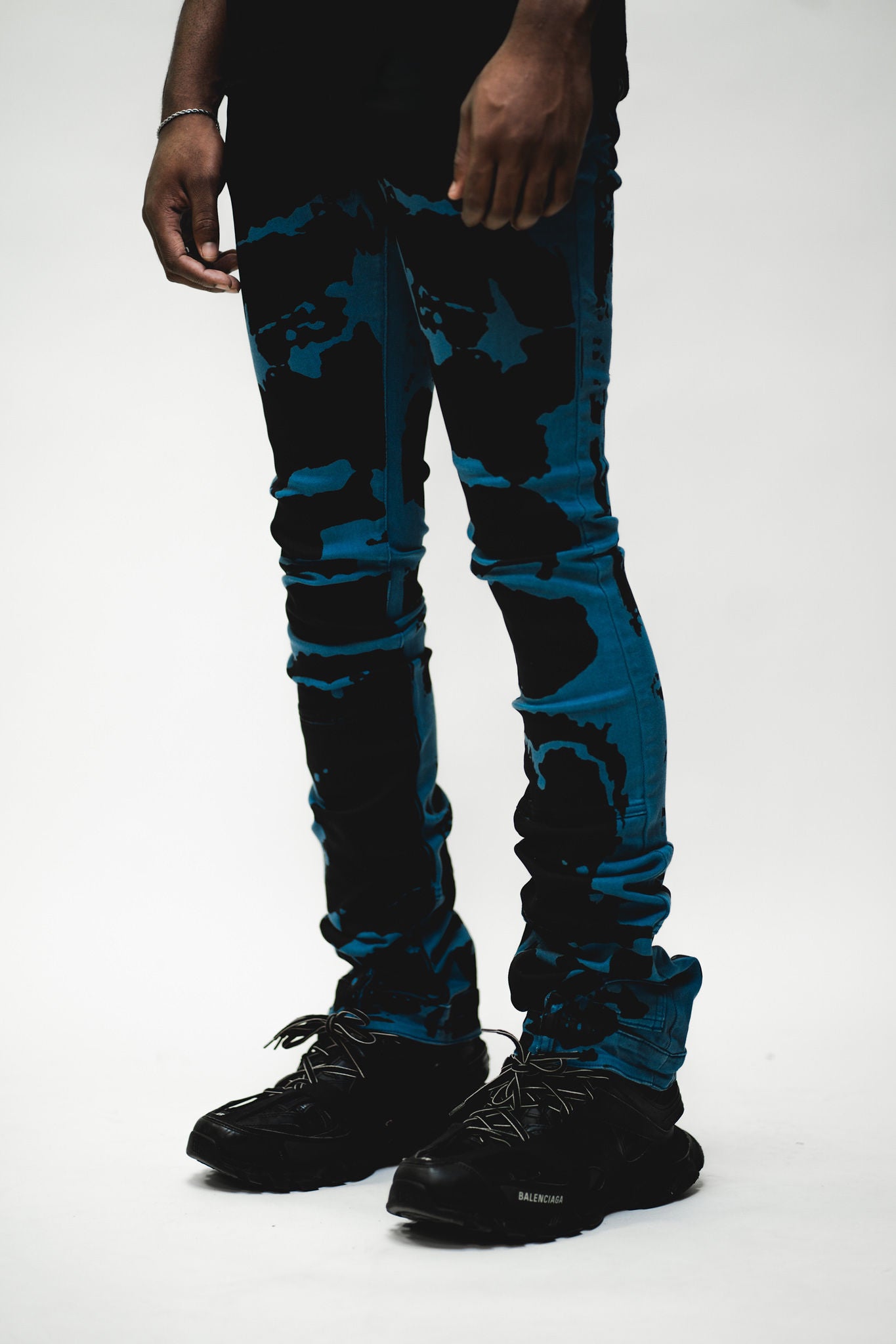 Union Stacked Jeans - Blue