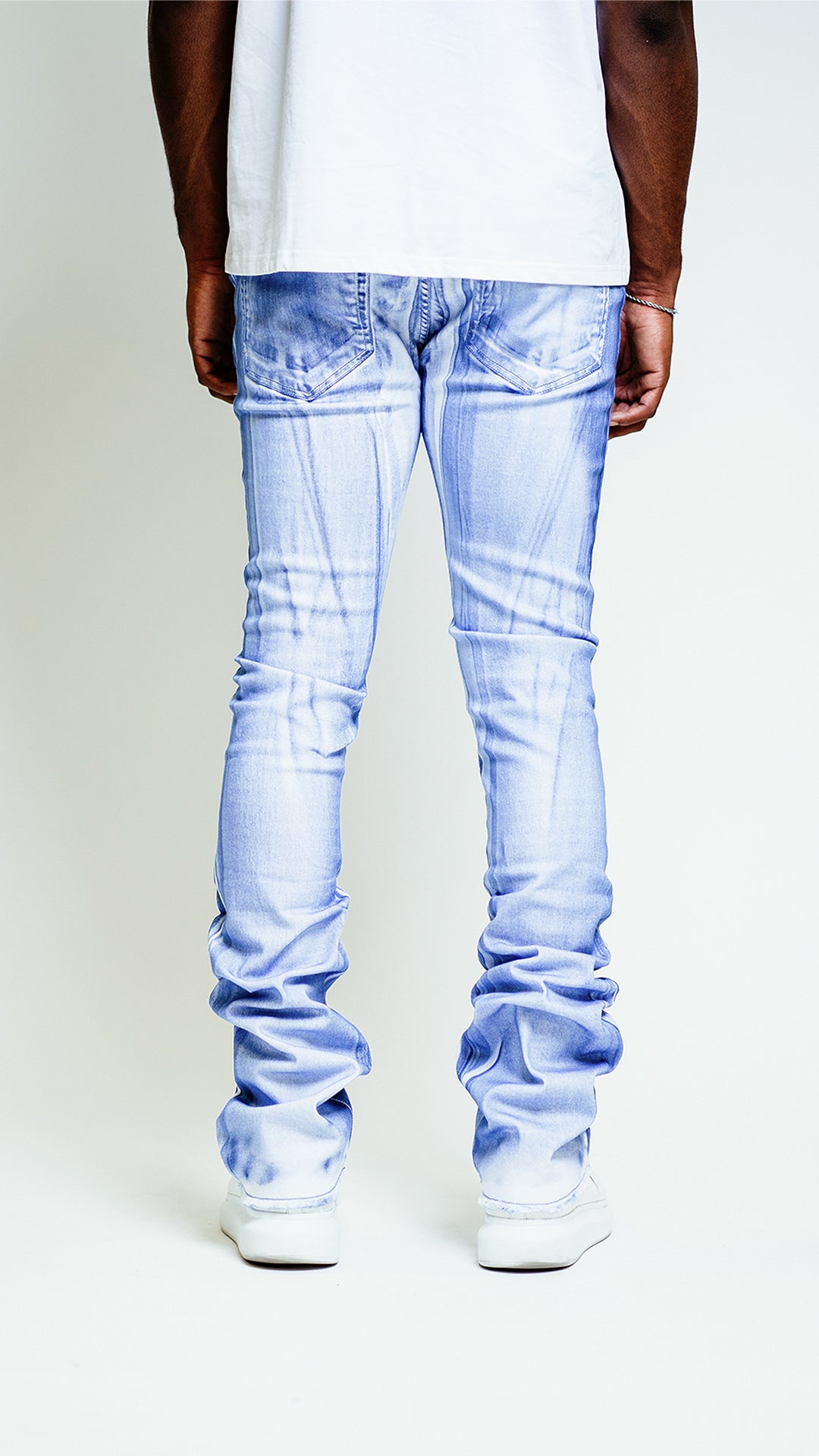 Ghost Blue Stacked Jeans