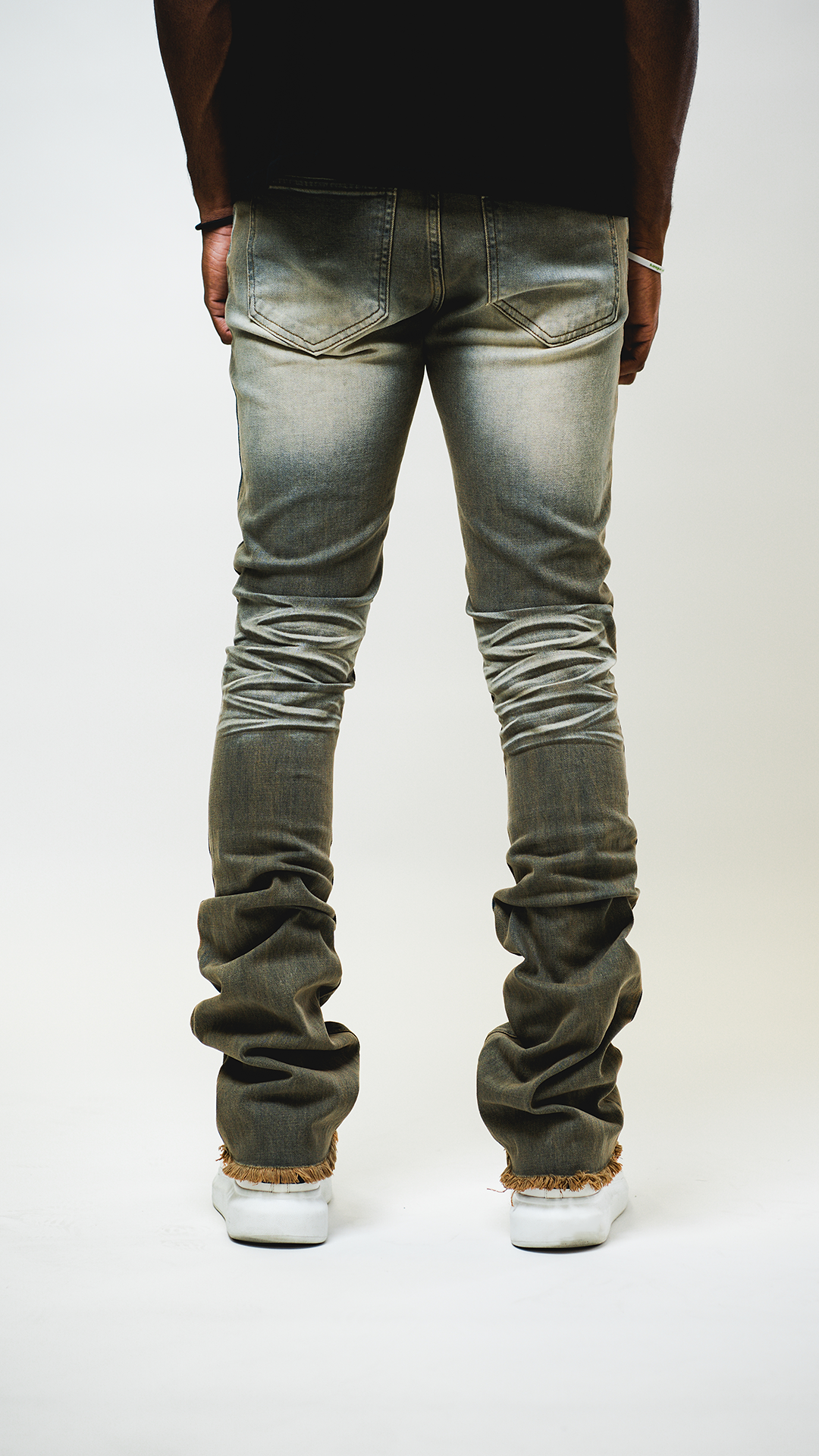 Desert Sand Stacked Jeans